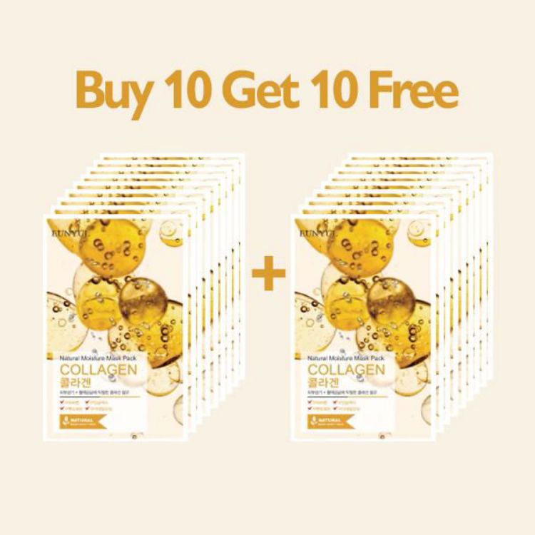 Picture of [BUY 10 GET 10 FREE] EUNYUL Natural Moisture Mask Pack Collagen
