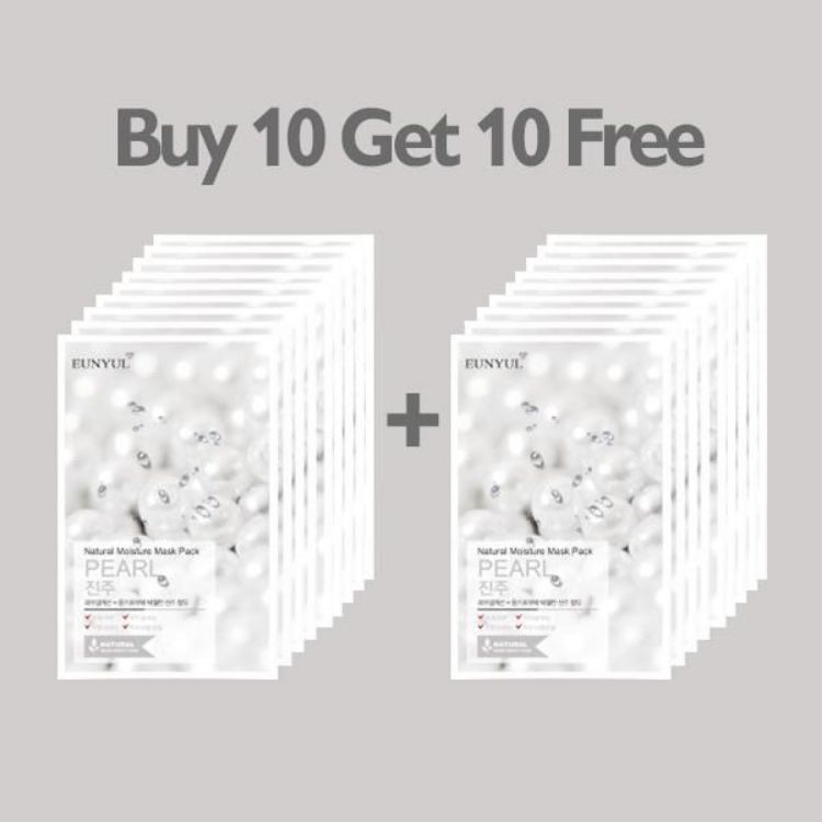 Picture of [BUY 10 GET 10 FREE] EUNYUL Natural Moisture Mask Pack Pearl