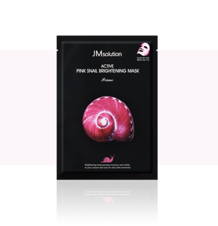 Picture of JM SOLUTION Active Pink Snail Brightening Mask (1 Sheet)