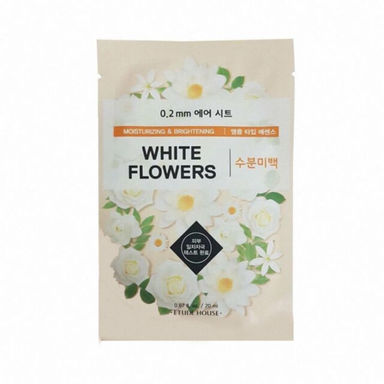 Picture of ETUDE HOUSE 0.2mm Therapy Air Sheet Mask - White Flowers