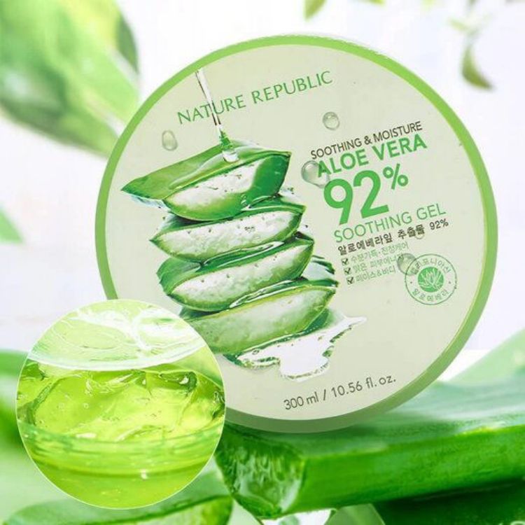 Picture of NATURE REPUBLIC Soothing & Moisture Aloe Vera 92% Soothing Gel, 300ml