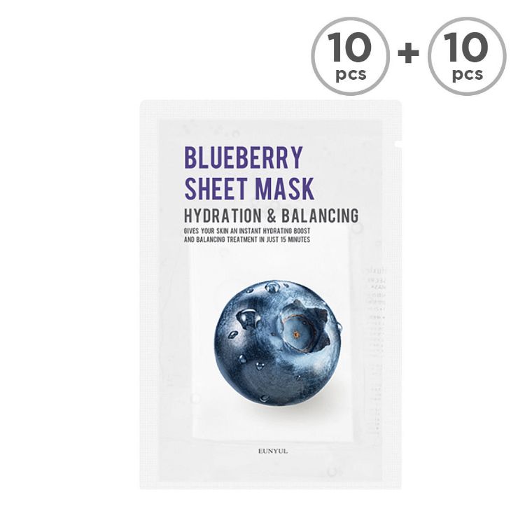 Picture of [BUY 10 GET 10 FREE] EUNYUL Purity Sheet Mask -Blueberry