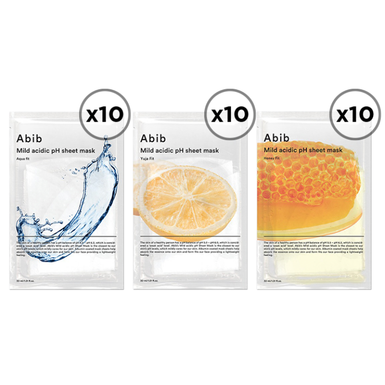 Picture of [30 Day Challenge] ABIB MILD ACIDIC PH SHEET MASK 30pcs