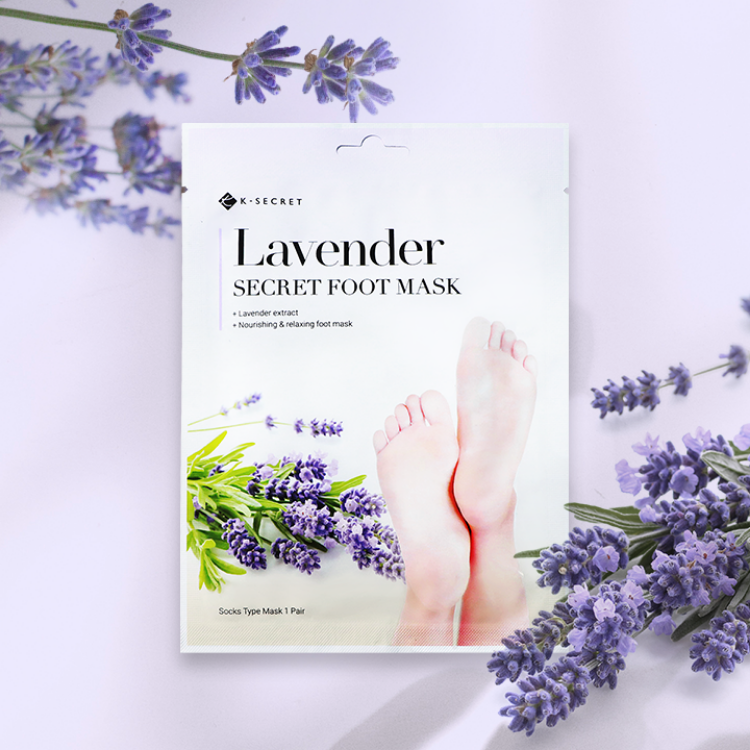 Picture of K-SECRET LAVENDER SECRET FOOT MASK