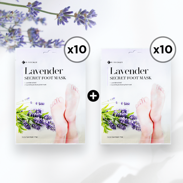 Picture of [BUY 10 GET 10 FREE] K-SECRET LAVENDER SECRET FOOT MASK