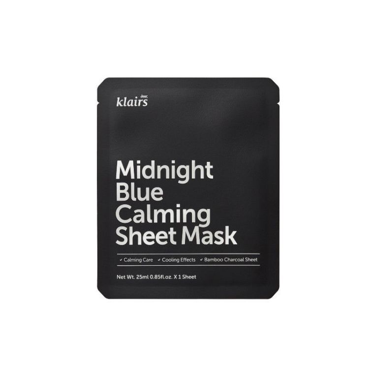 Picture of [Buy 2 Get 2 Free] DEAR KLAIRS Midnight Blue Calming Sheet Mask