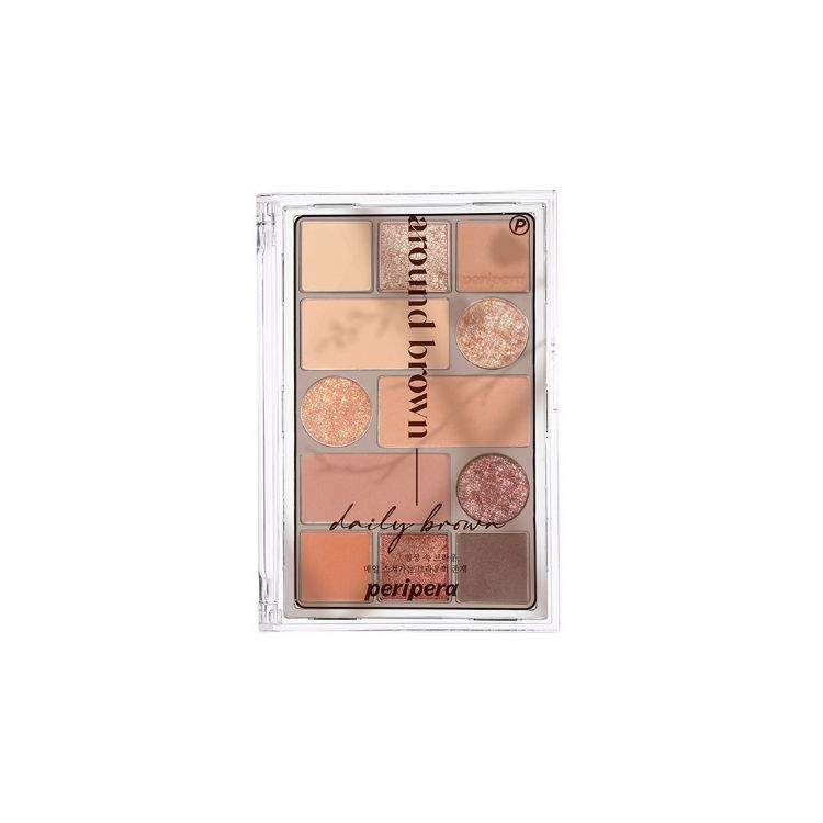 Picture of PERIPERA ALL TAKE MOOD TECHNIQUE PALETTE 01 AROUND BROWN