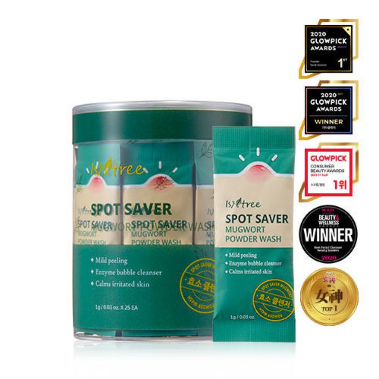 Picture of ISNTREE SPOT SAVER MUGWORT POWDER WASH