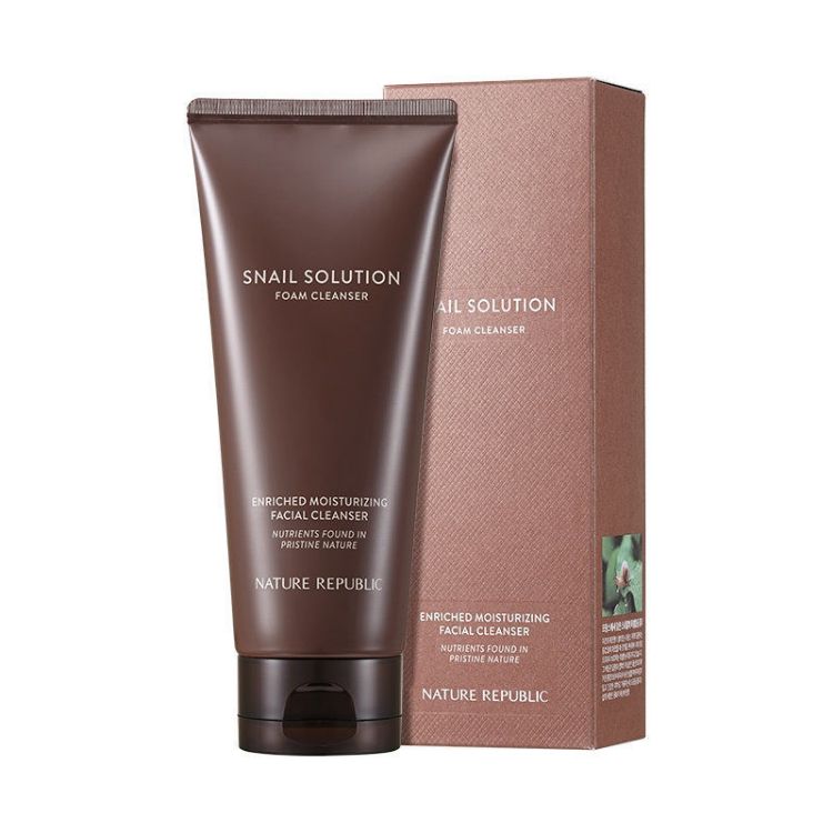 Picture of NATURE REPUBLIC Snail Solution Foam Cleanser