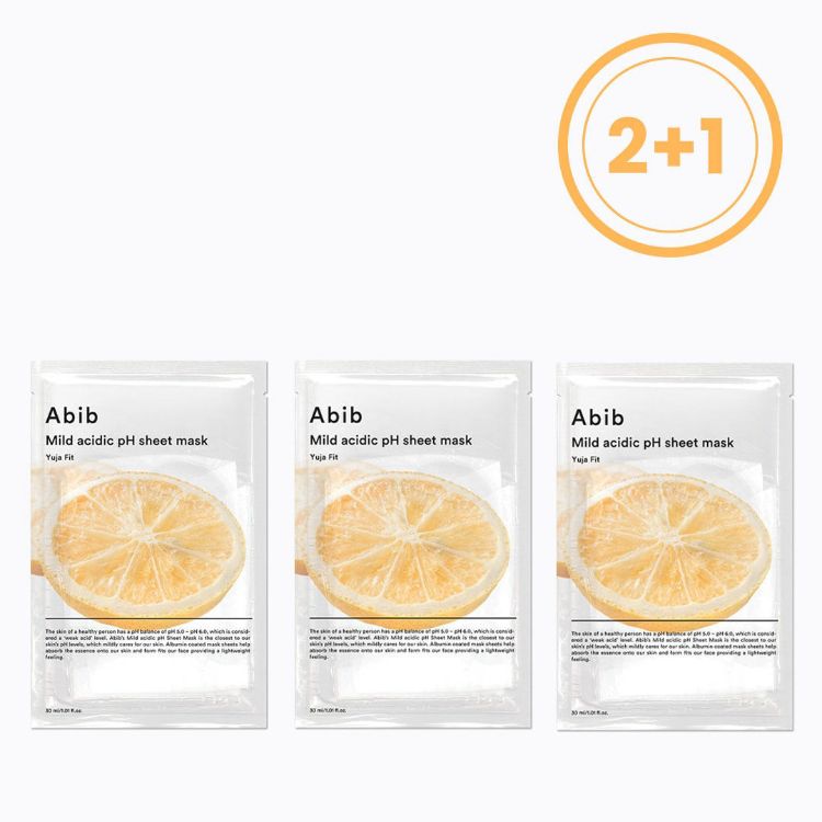 Picture of [Buy 2 Get 1 Free] ABIB Mild Acidic pH Sheet Mask Yuja Fit 1ea