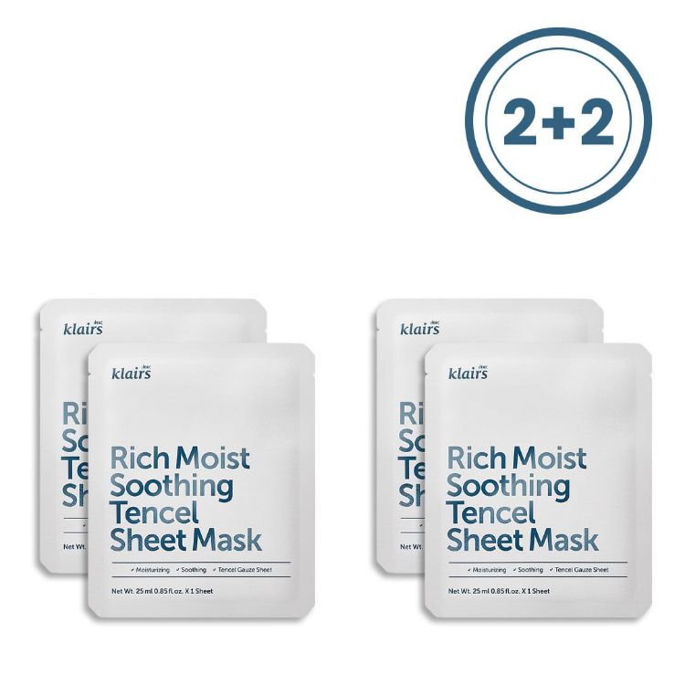 Picture of [Buy 2 Get 2 Free] DEAR KLAIRS Rich Moist Soothing Tencel Sheet Mask 25 ml