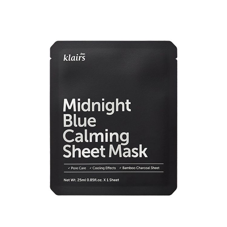 Picture of DEAR KLAIRS Midnight Blue Calming Sheet Mask