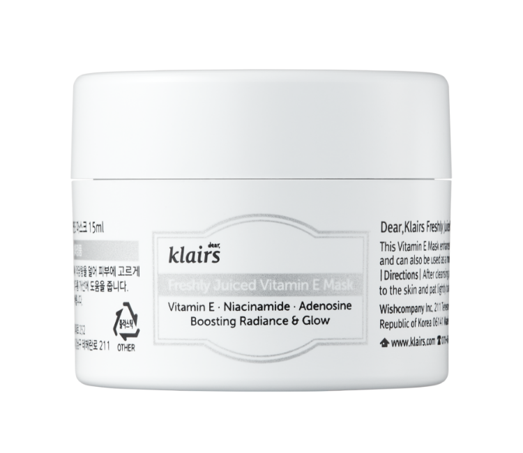 Picture of DEAR KLAIRS Freshly Juiced Vitamin E Mask 15 ml