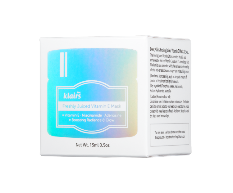 Picture of DEAR KLAIRS Freshly Juiced Vitamin E Mask 15 ml