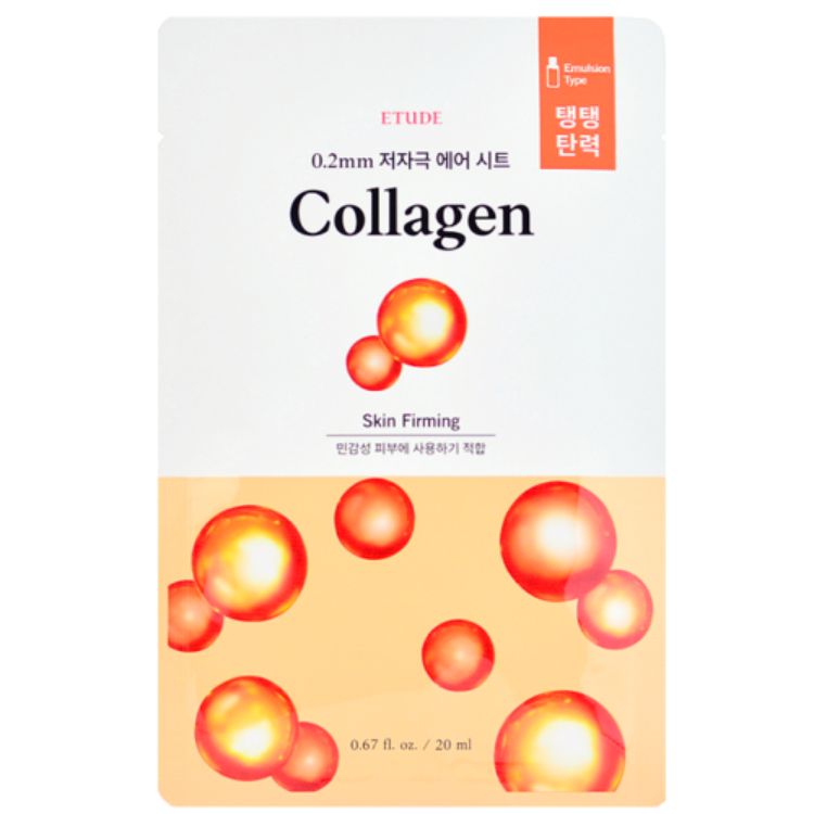 صورة ETUDE HOUSE 0.2mm Therapy Air Sheet Mask - Collagen