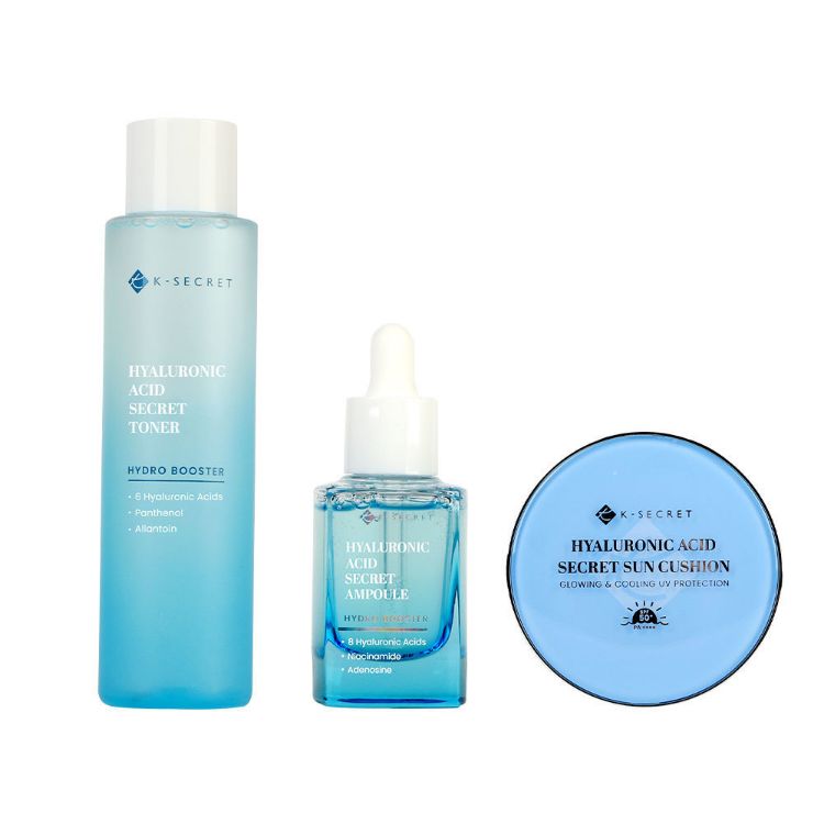 Picture of K-SECRET Daily Hyaluronic Acid Suncare Trio