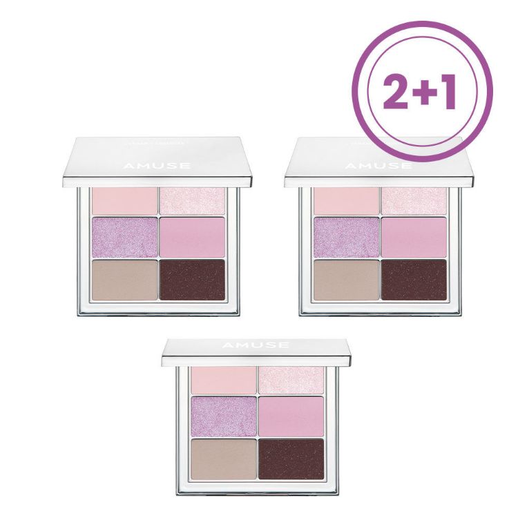 صورة [Super Sale] BUY 2 GET 1 FREE AMUSE EYE VEGAN SHEER PALETTE 04 SHEER LAVENDER