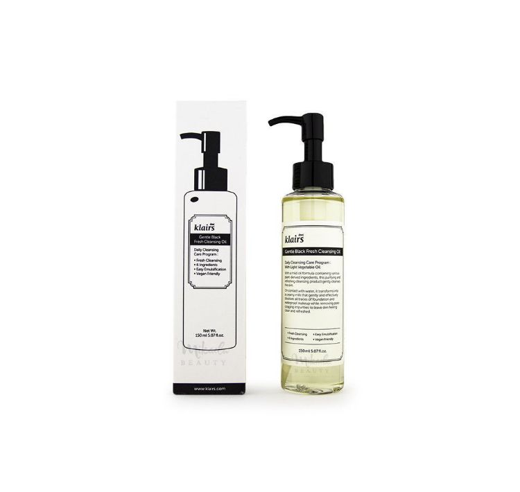 Picture of [Buy 2 Get 1 Free] FREE DEAR KLAIRS Gentle Black Fresh Cleansing Oil 150 ml