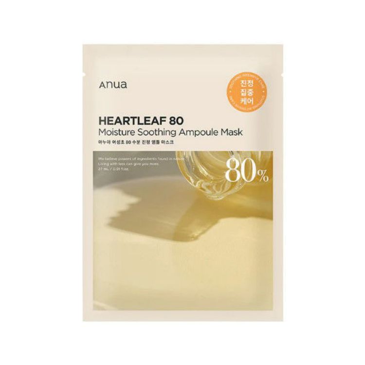 صورة ANUA  Heartleaft 80% Soothing Ampoule Mask Sheet (10PCS)