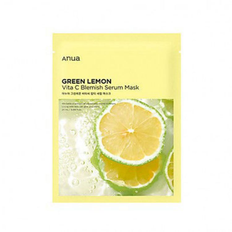 صورة ANUA Green Lemon Vita C Blemish Serum Mask (10PCS)