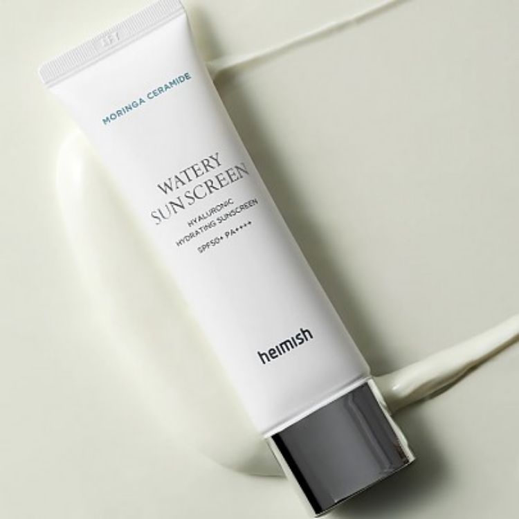 صورة HEIMISH Moringa Ceramide Hyaluronic Hydrating Watery Sunscreen 50ml