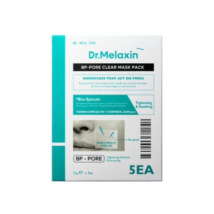 Picture of Dr.MELAXIN BP PORE  CLEAR MASK PACK 25g*5EA