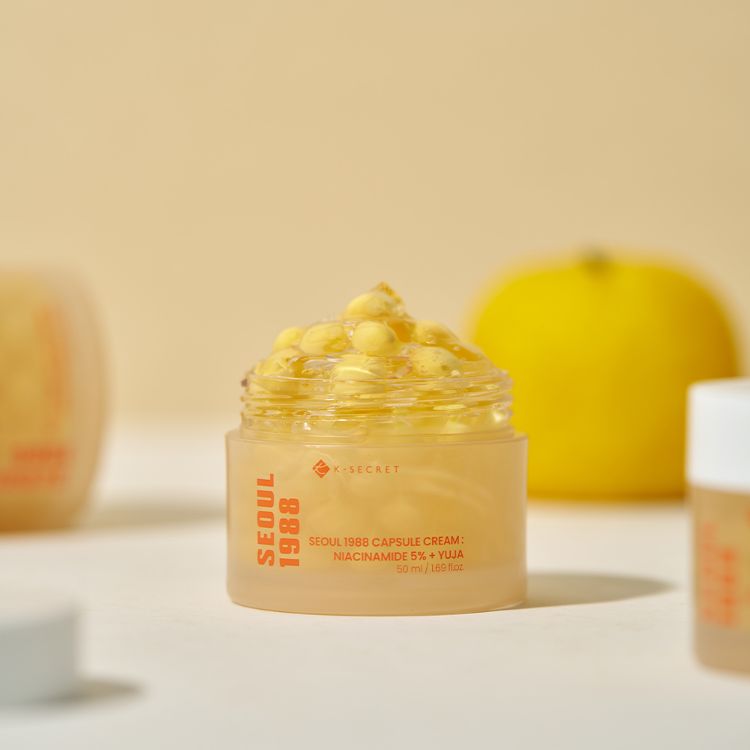 Picture of K-SECRET SEOUL 1988 CAPSULE CREAM : NIACINAMIDE 5% + YUJA 60ml