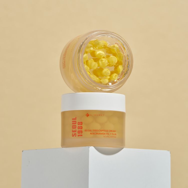 Picture of K-SECRET SEOUL 1988 CAPSULE CREAM : NIACINAMIDE 5% + YUJA 60ml