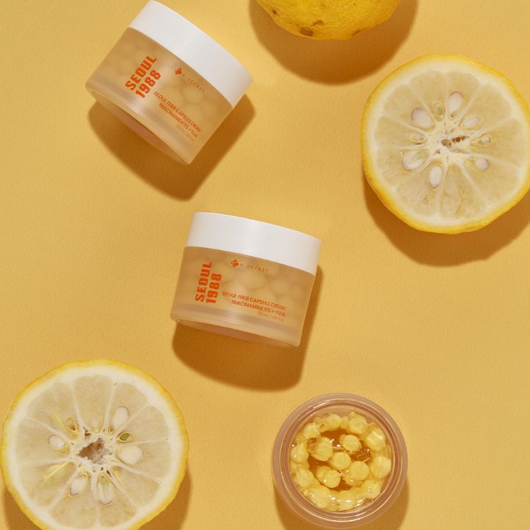 Picture of K-SECRET SEOUL 1988 CAPSULE CREAM : NIACINAMIDE 5% + YUJA 50ml