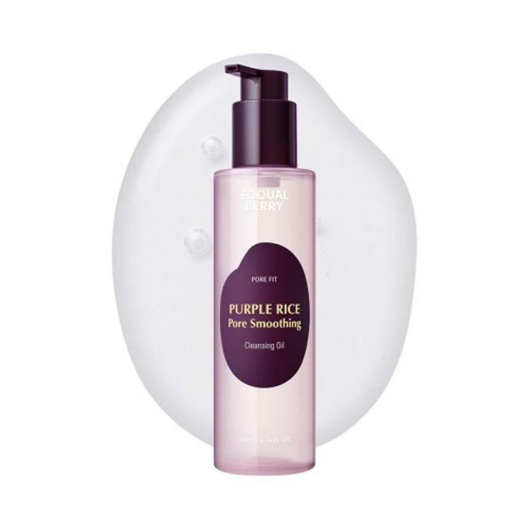 صورة EQQUALBERRY PURPLE RICE PORE SMOOTHING CLEANSING OIL 200ml