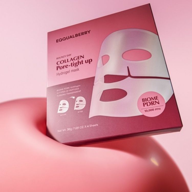 Picture of EQQUALBERRY COLLAGEN PORE-TIGHT UP HYDROGEL MASK 4EA