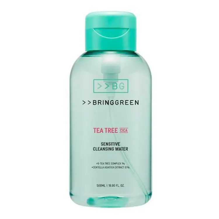 صورة BRINGGREEN Tea Tree Cica Sensitive Cleansing Water 500ml