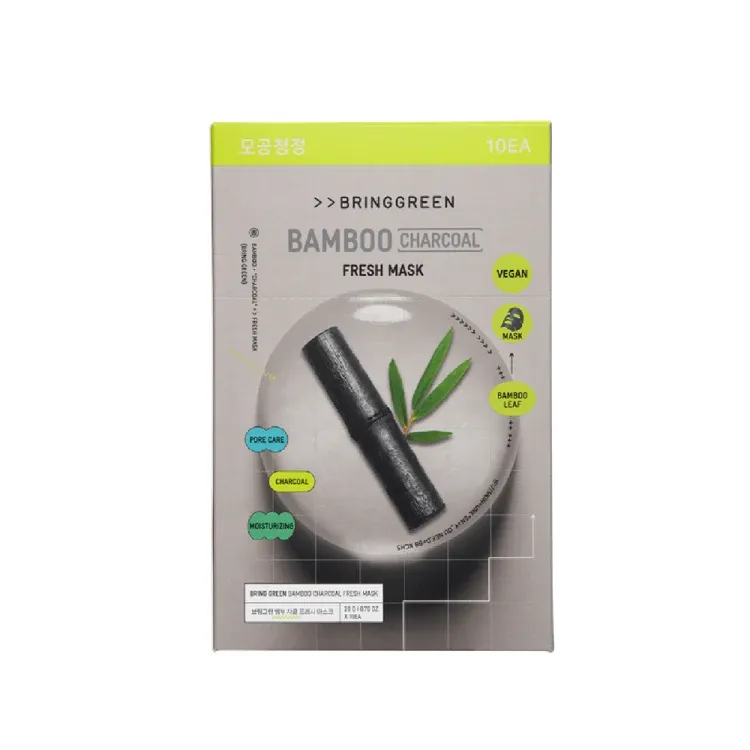 Picture of BRINGGREEN Fresh Mask Sheet (Bamboo Charcoal) 10ea