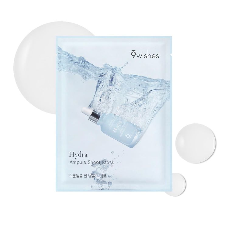 صورة 9 wishes Hydra Ampule Sheet Mask 5ea
