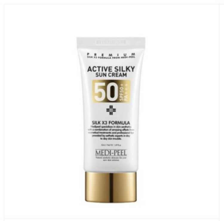 صورة MEDIPEEL ACTIVE SILKY SUN CREAM 50ml