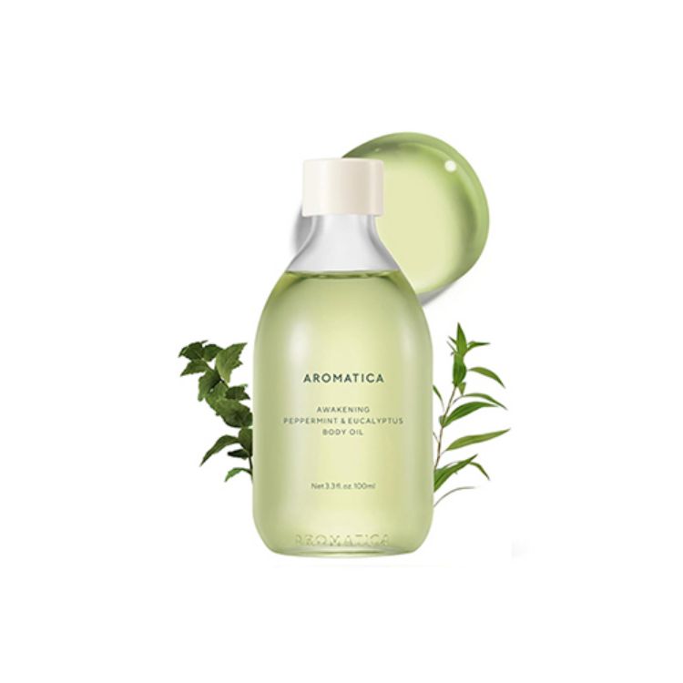 صورة AROMATICA AWAKENING BODY OIL PEPPERMINT & EUCALYPTUS 100ML