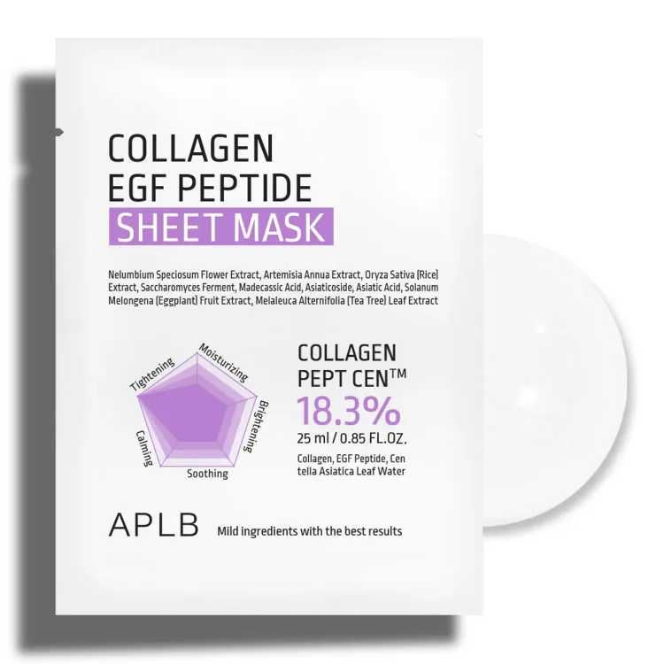 Picture of APLB COLLAGEN EGF PEPTIDE SHEET MASK 25ML (10EA)