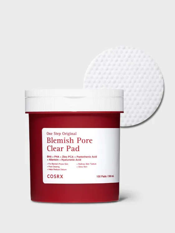 Picture of COSRX ONE STEP ORIGINAL BLEMISH PORE CLEAR PAD 100 Pads / 300mL