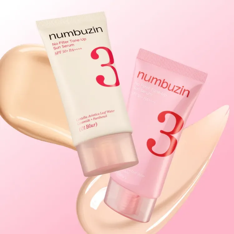 Picture of NUMBUZIN NO.3 NO FILTER TONE-UP SUN SERUM 50ML - 01 BLUR