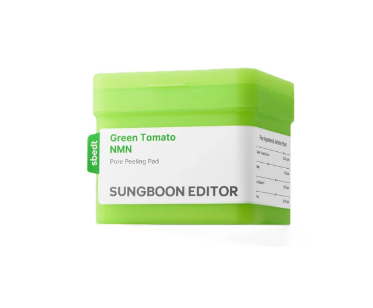 Picture of SUNGBOON EDITOR GREEN TOMATO NMN PORE PEELING PAD 170ML(60PCS)