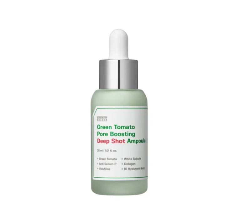صورة SUNGBOON EDITOR GREEN TOMATO PORE BOOSTING DEEP SHOT AMPOULE 30ML