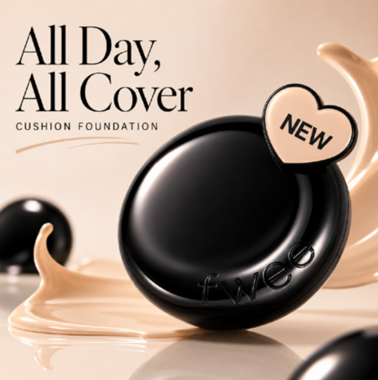 Picture of FWEE fwee ALL-DAY COVER BLACK CUSHION (5 Shades)