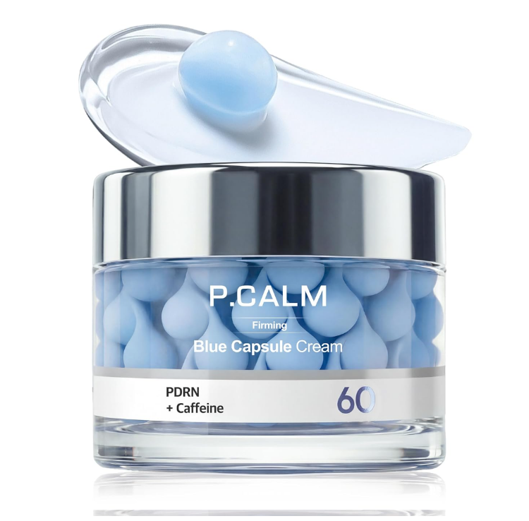 Picture of P.CALM PDRN CAFFEINE BLUE CAPSULE 60 CREAM 50ML