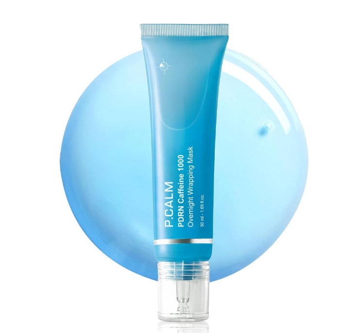 صورة P.CALM PDRN CAFFEINE 1000 OVERNIGHT WRAPPING MASK 50ML