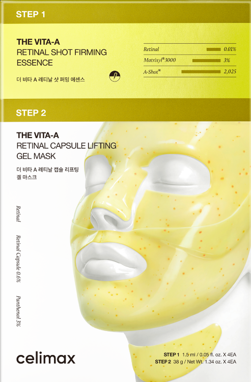 Picture of CELIMAX THE VITA-A RETINAL SHOT TIGHTENING 2-STEP GEL MASK 38G * 4EA 